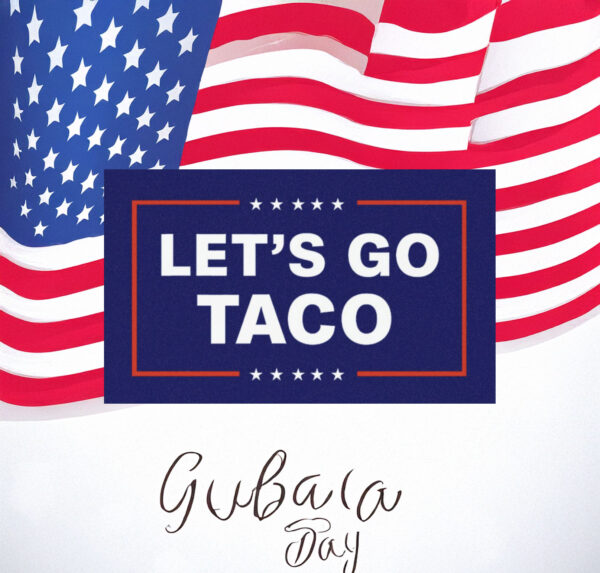 Let’s Go Taco Trump Car Magnet