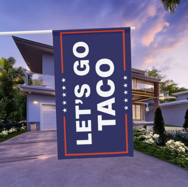 Let’s Go Taco Trump Flag