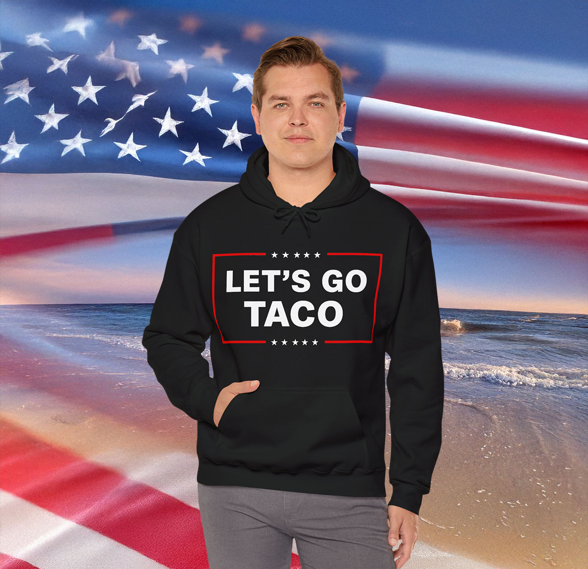 Let's Go Taco Trump Hoodie