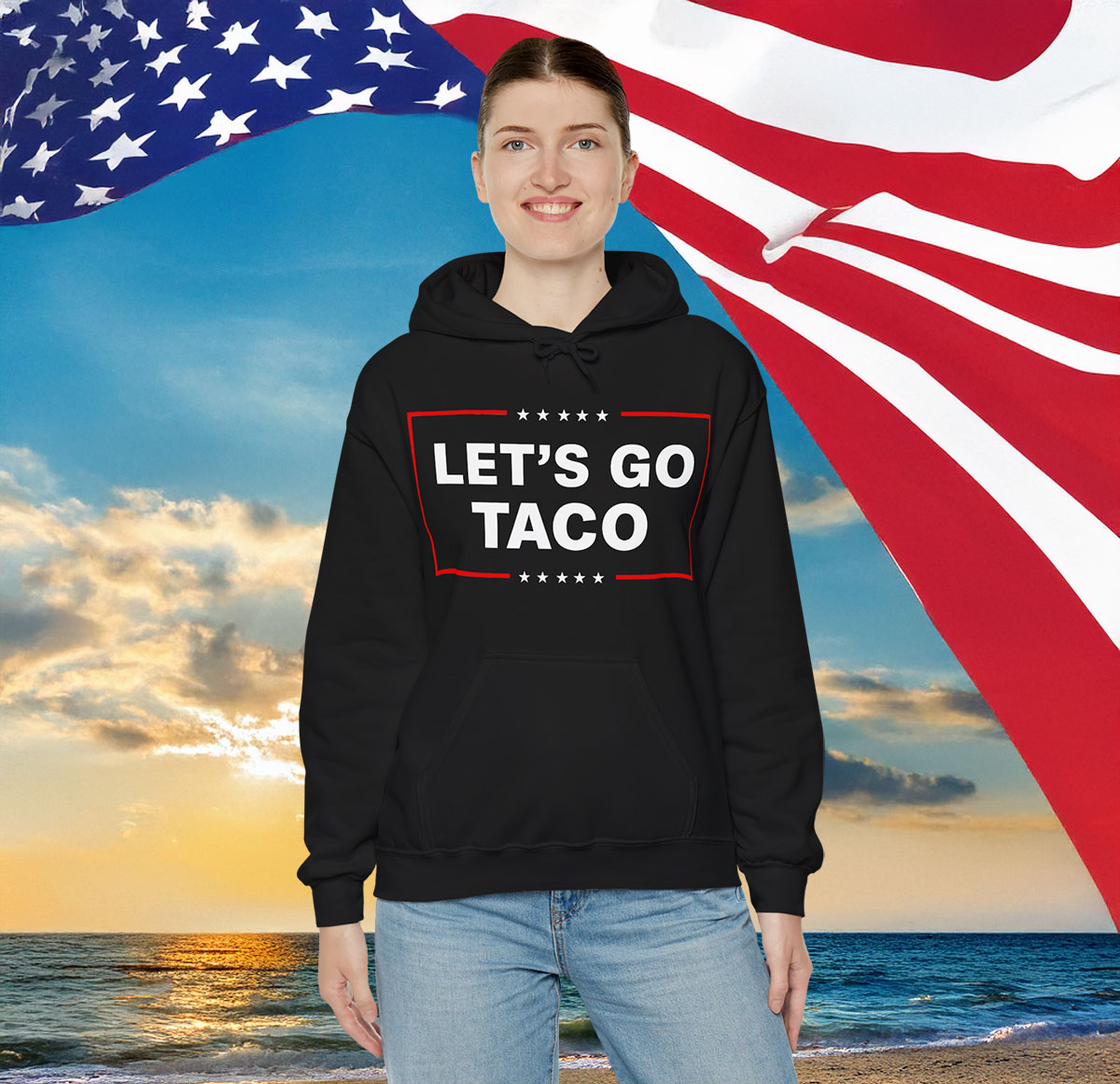 Let's Go Taco Trump Hoodie