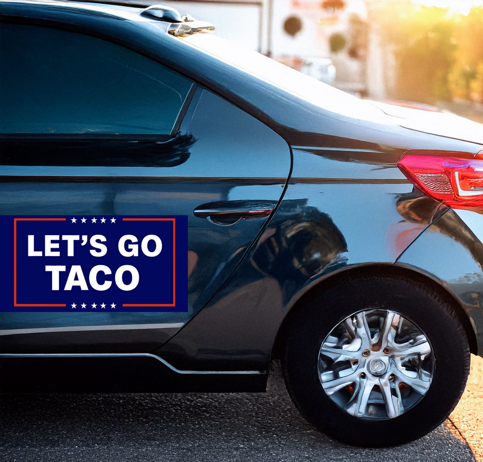 Let’s Go Taco Trump Stickers