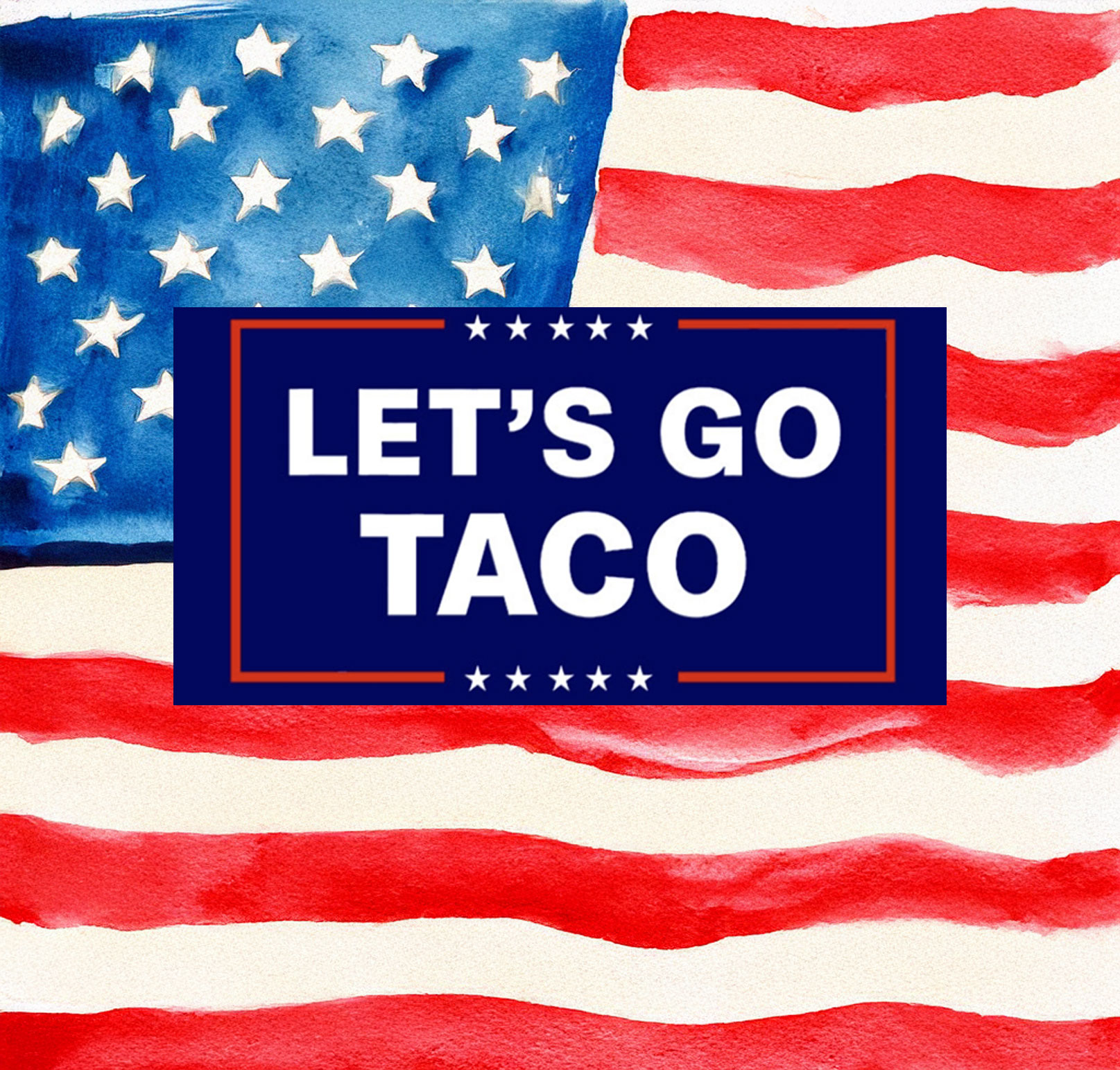 Let’s Go Taco Trump Stickers