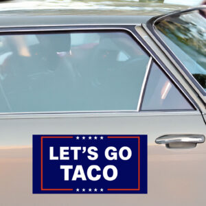 Let’s Go Taco Trump Stickers