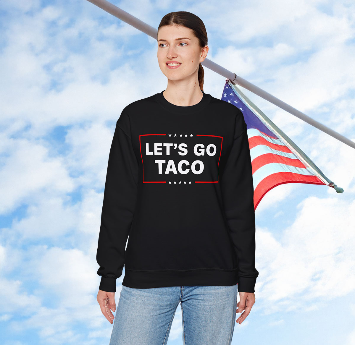 Let's Go Taco Trump Sweatshirt