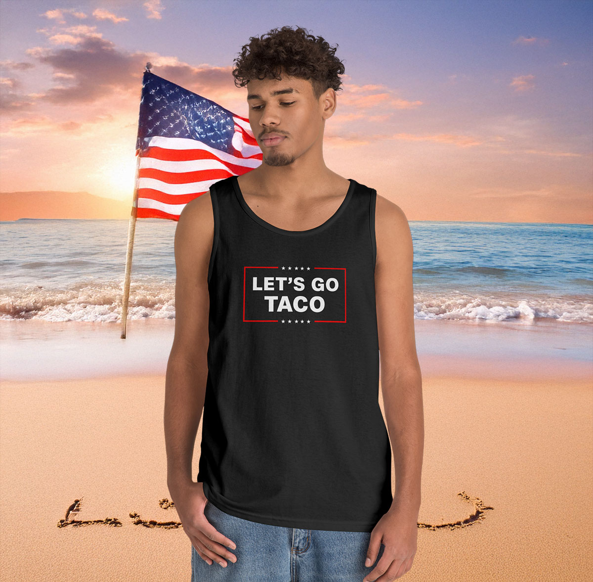 Let's Go Taco Trump Tank Top