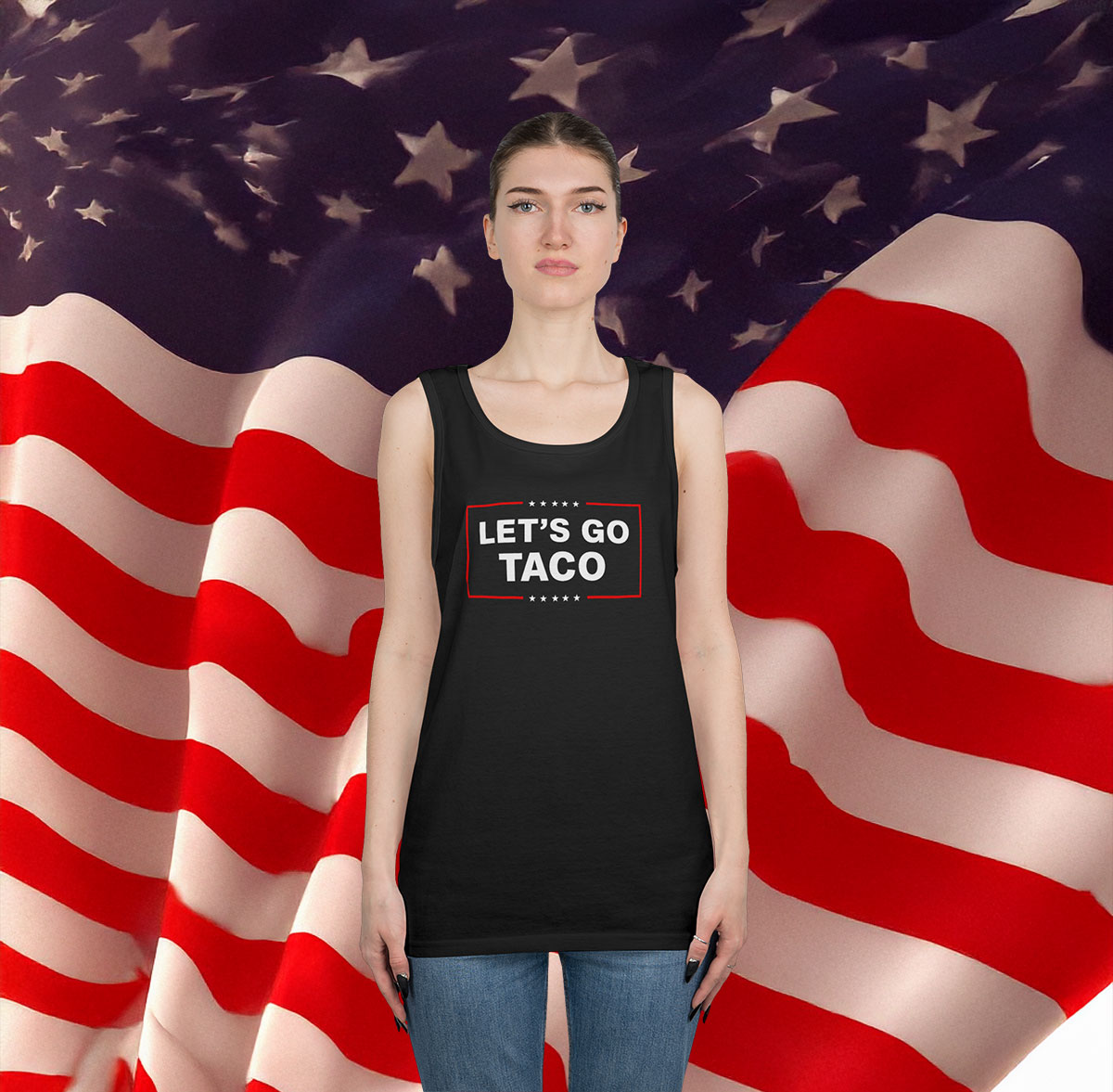 Let's Go Taco Trump Tank Top