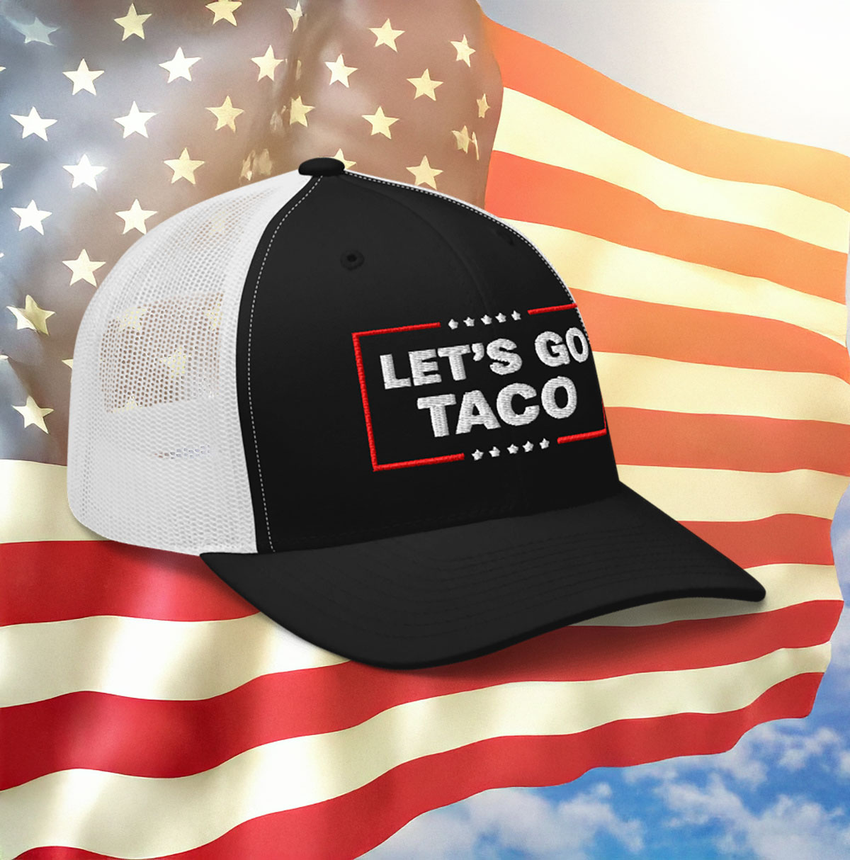 Let’s Go Taco Trump Trucker Hat