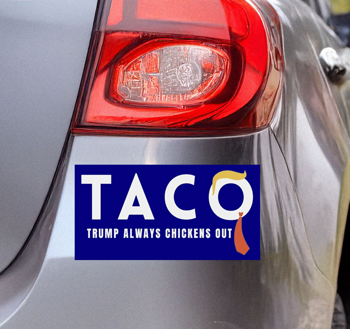 TACO Trump Always Chickens Out Stickers