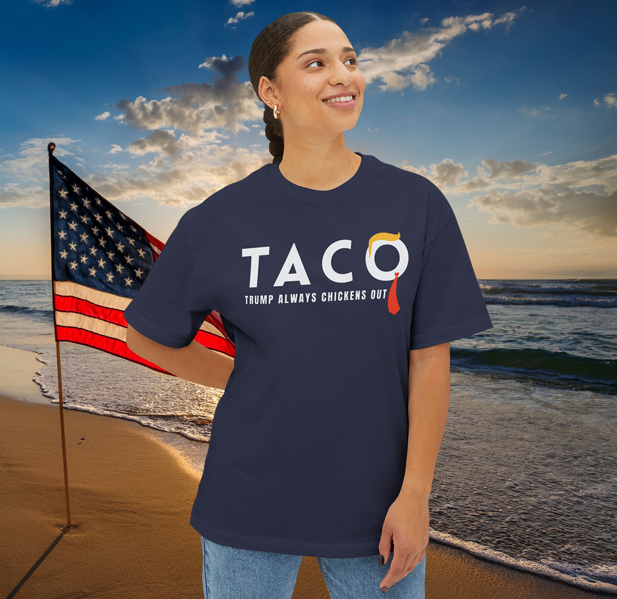 TACO Trump Always Chickens Out Shirt