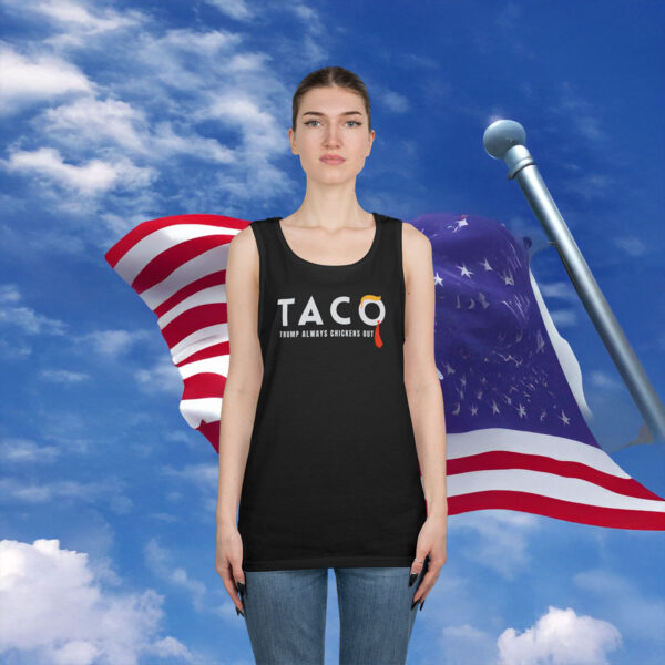 TACO Trump Always Chickens Out Tank Top