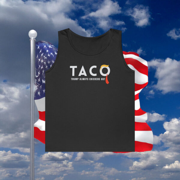 TACO Trump Always Chickens Out Tank Top