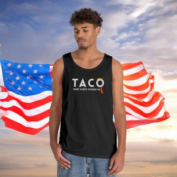 TACO Trump Always Chickens Out Tank Top