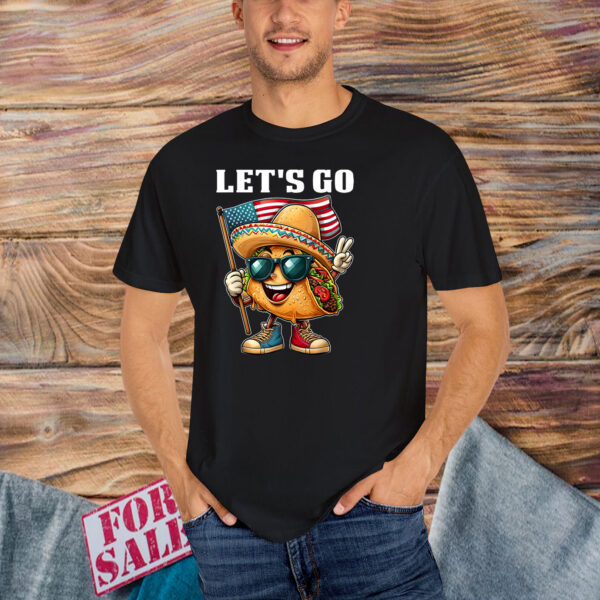 4th Of July Patriotic Let’s Go USA TACOS Freedom Food T-Shirt