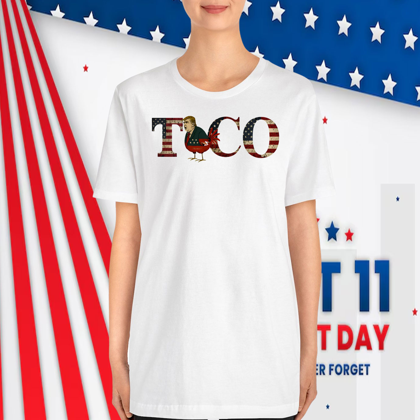 Funny Chickens Trump Taco T-Shirt