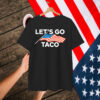 Funny Let's Go Taco American Flag T-Shirt