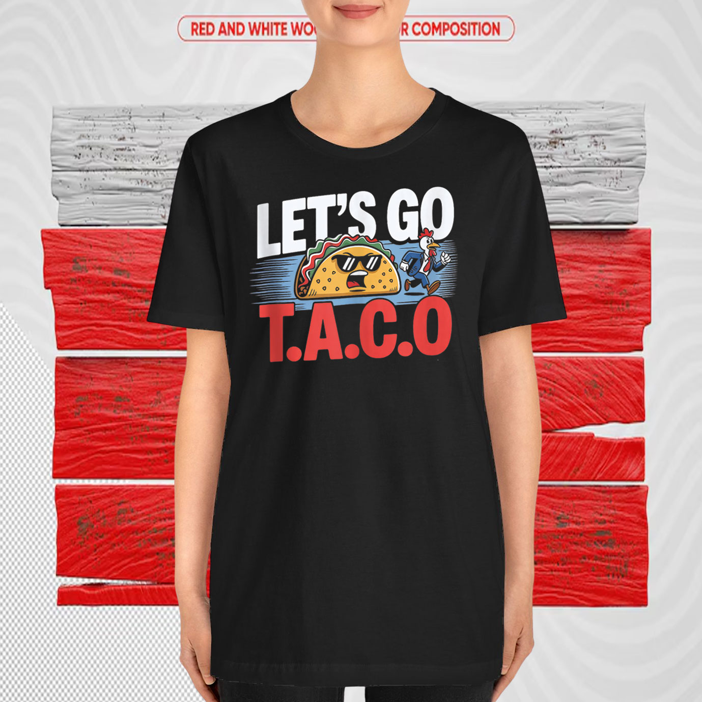 Funny Let's Go Taco Chickens T-Shirt