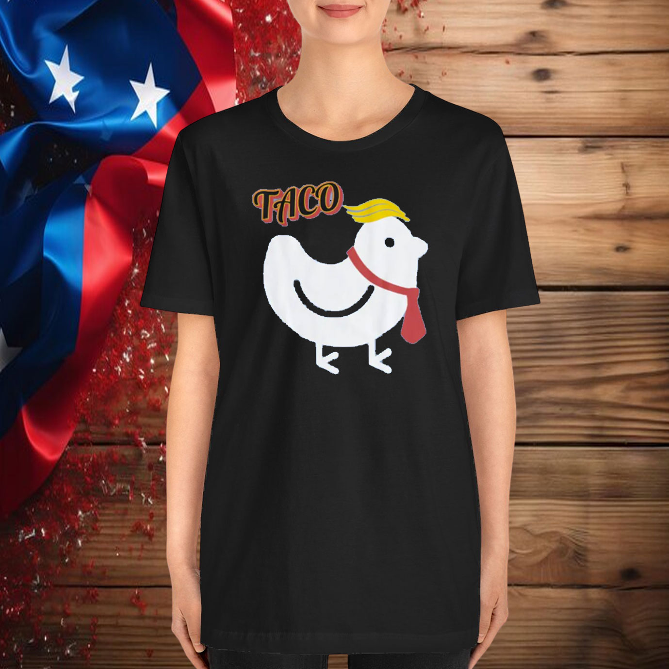 Funny Taco Trump Chickens T-Shirt
