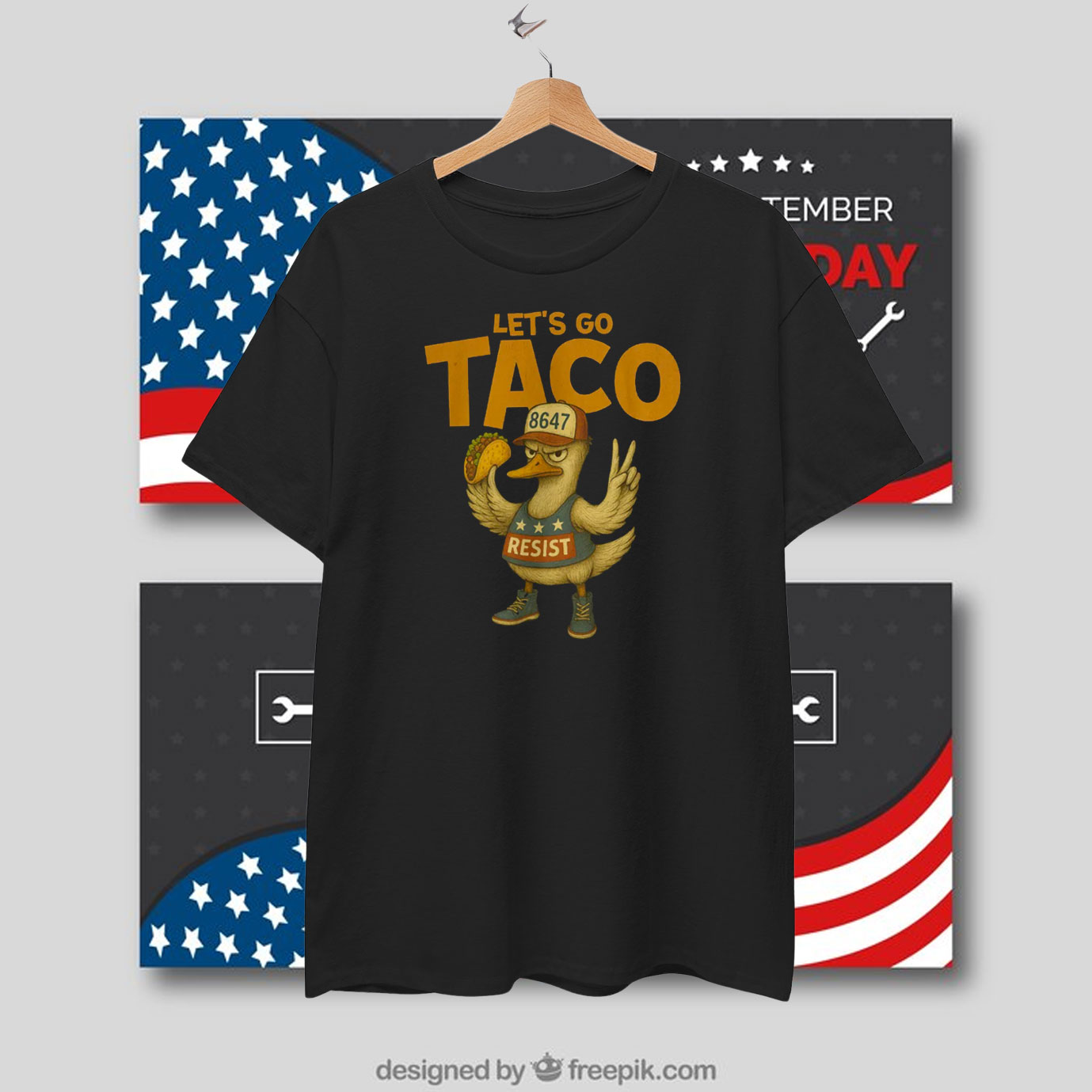 Let's Go TACO 8647 Resist T-Shirt