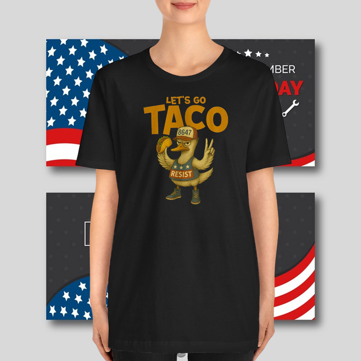 Let's Go TACO 8647 Resist T-Shirt