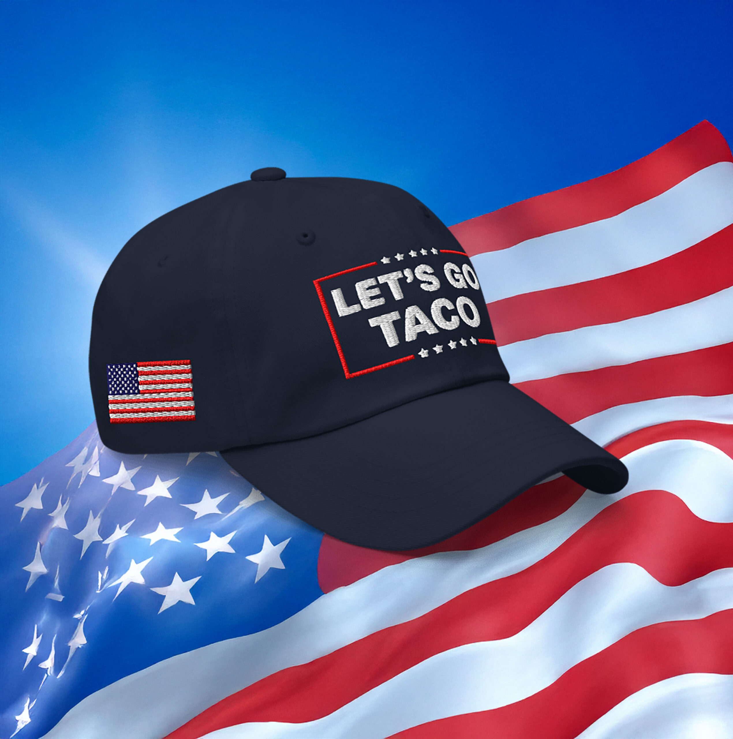 Let’s Go Taco Embroidery Hat