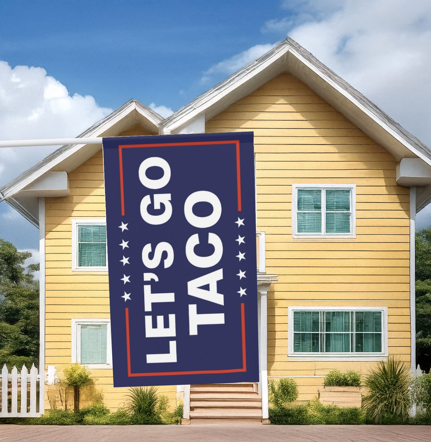 Let’s Go Taco Flag