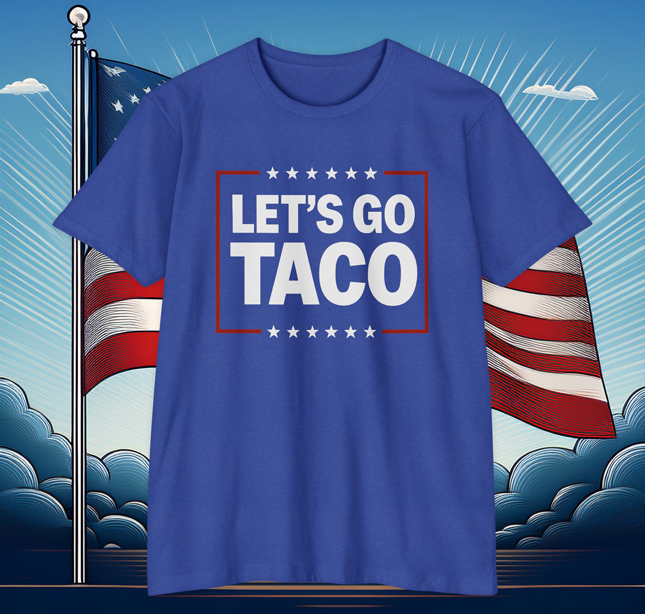 Mens Let's Go Taco T-Shirt