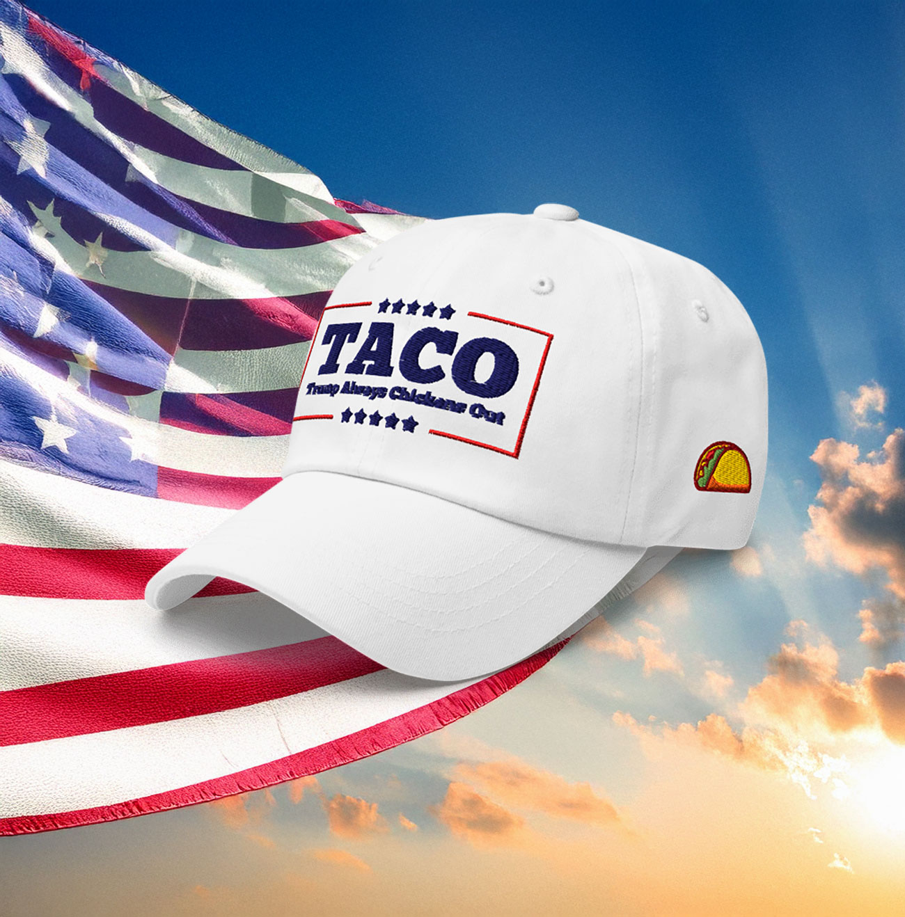TACO Trump Always Chickens Out Classic Hat