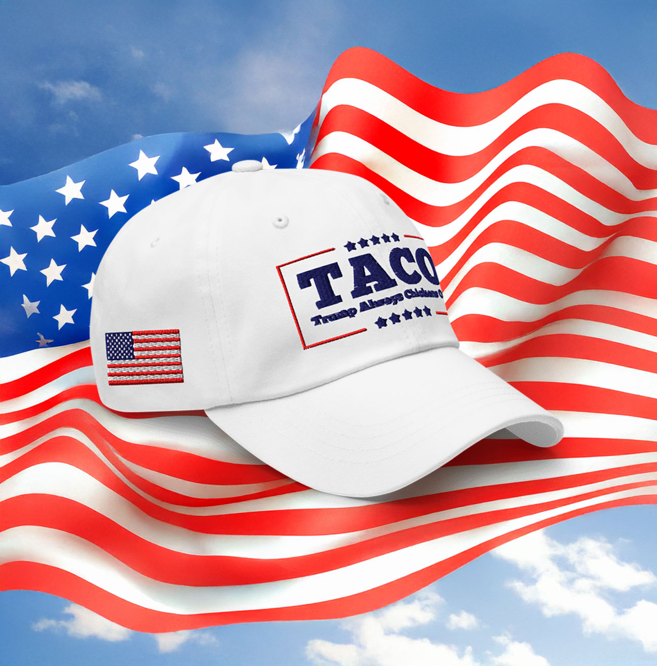 TACO Trump Always Chickens Out Classic Hat