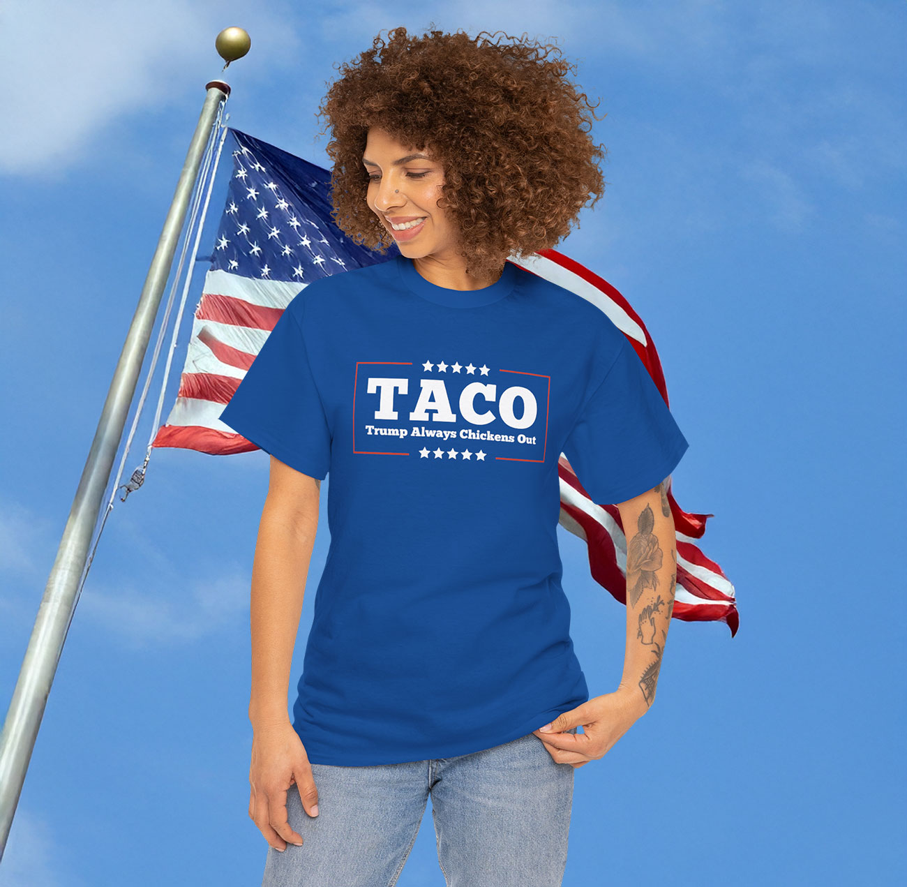 TACO Trump Always Chickens Out T-Shirt