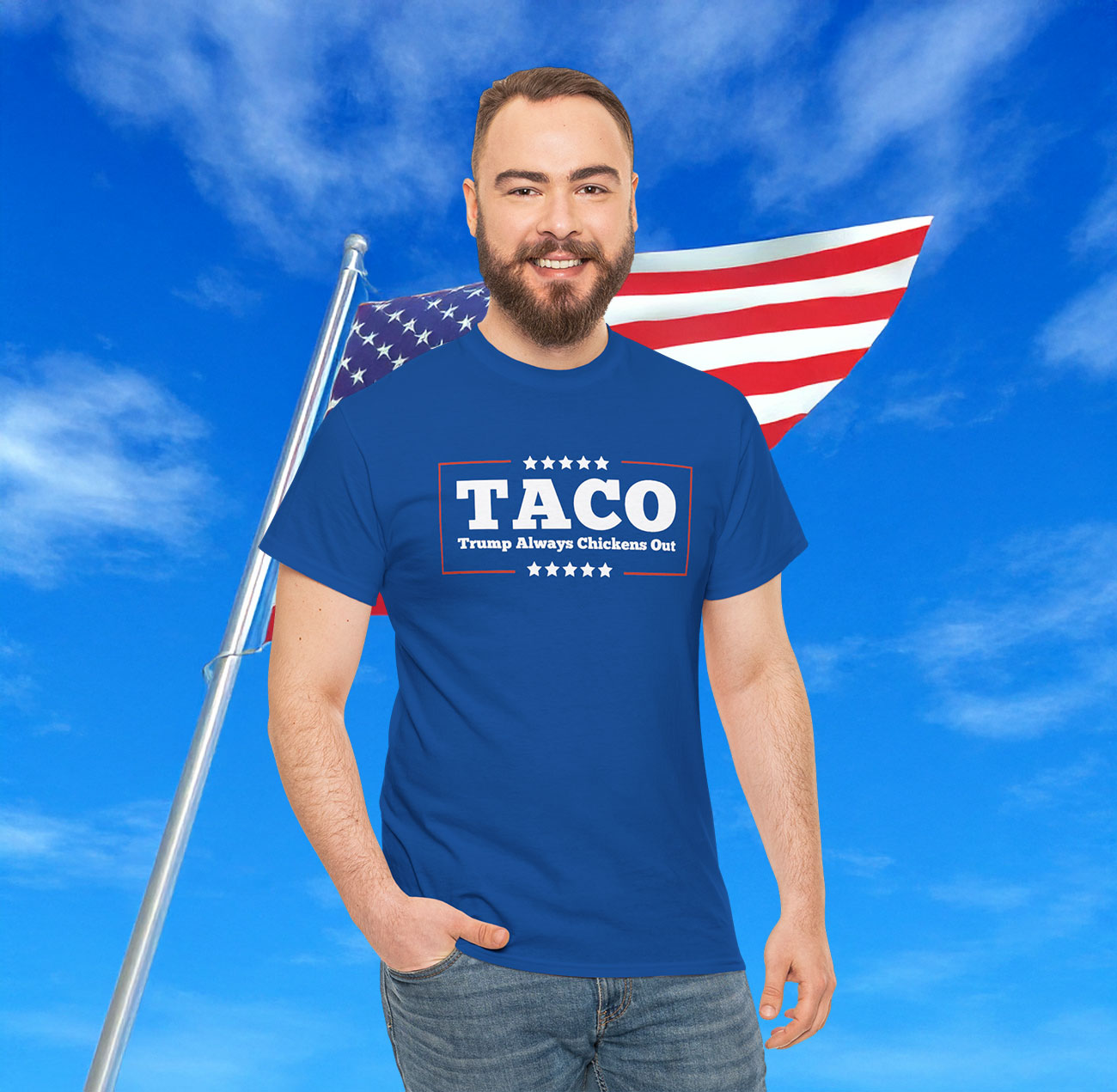 TACO Trump Always Chickens Out T-Shirt
