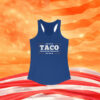 Trump Always Chickens Out Racerback Tank