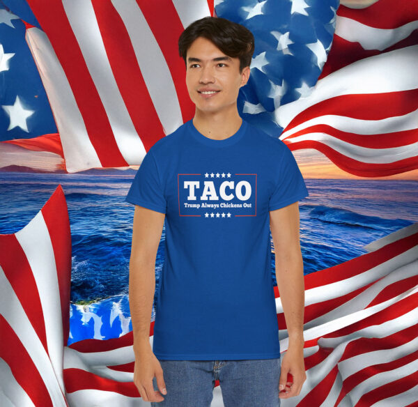 Trump Always Chickens Out Shirt - Image 2