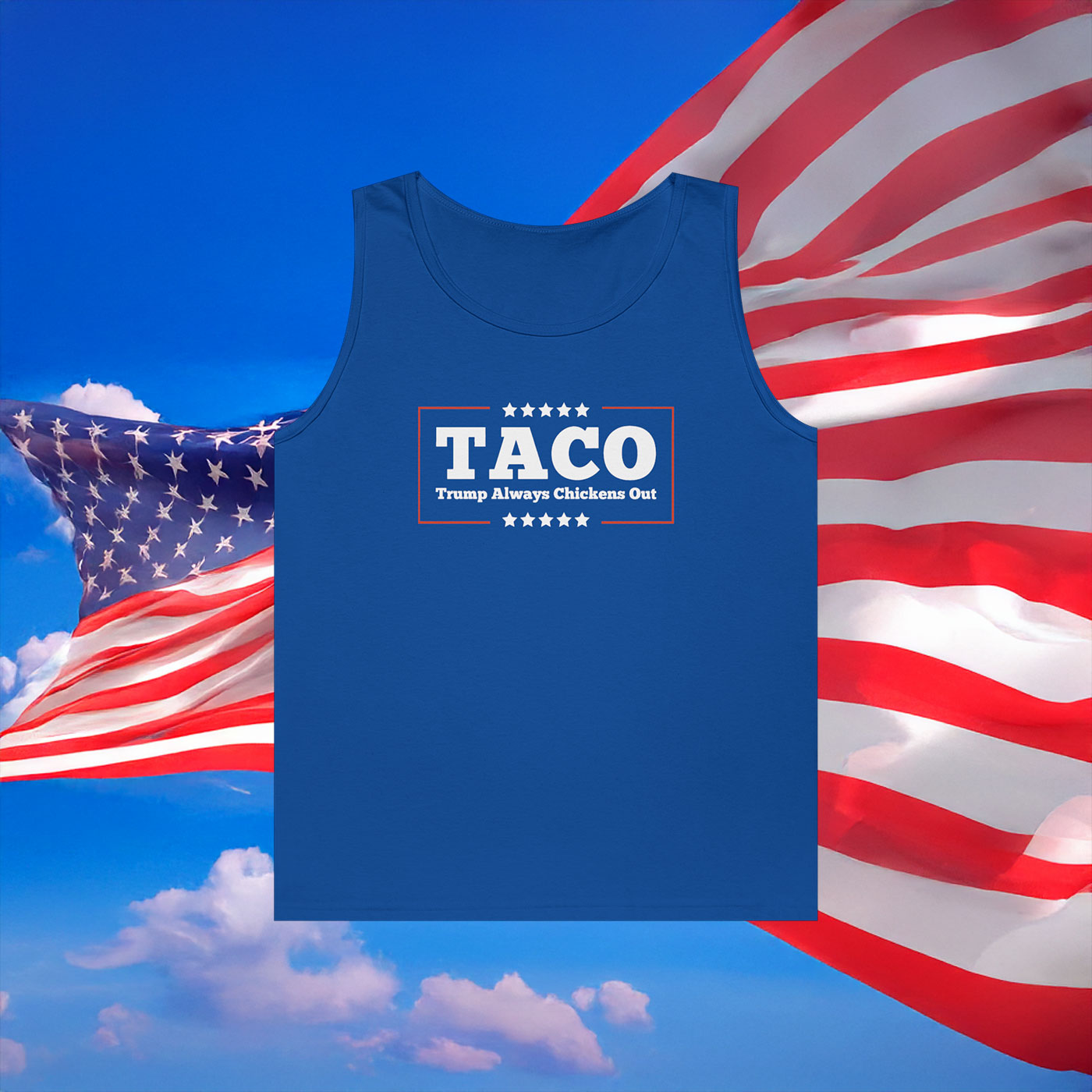 Trump Always Chickens Out Tank Top
