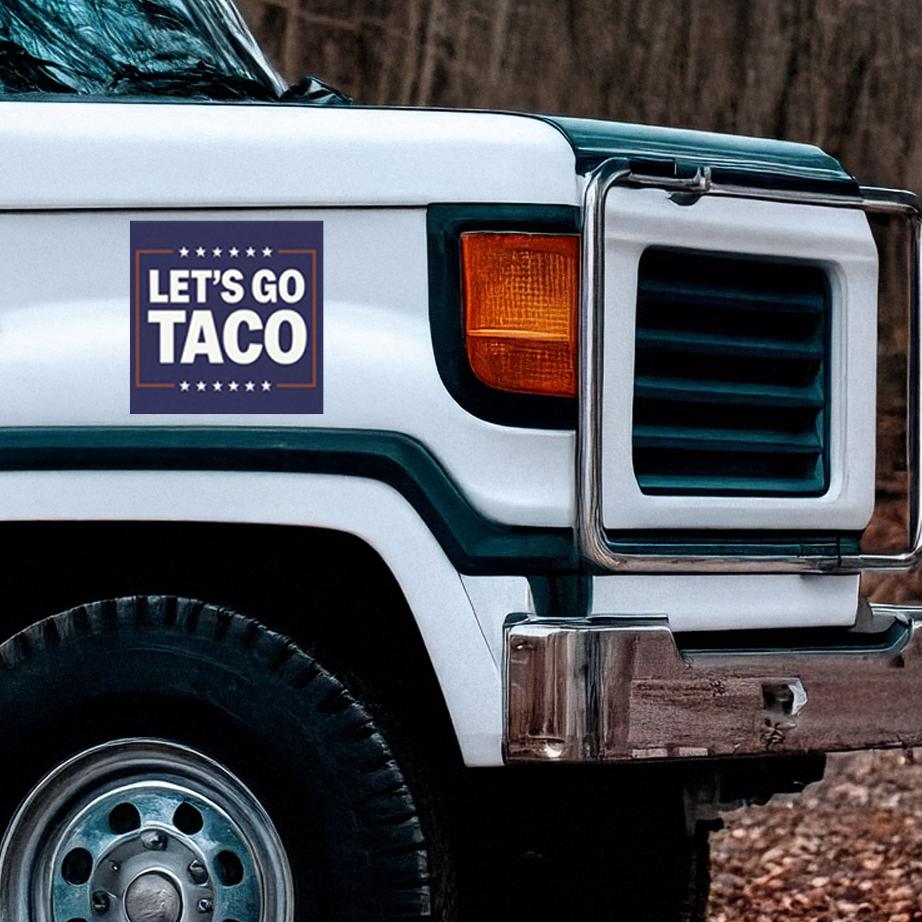 Trump Let’s Go Taco Car Magnet