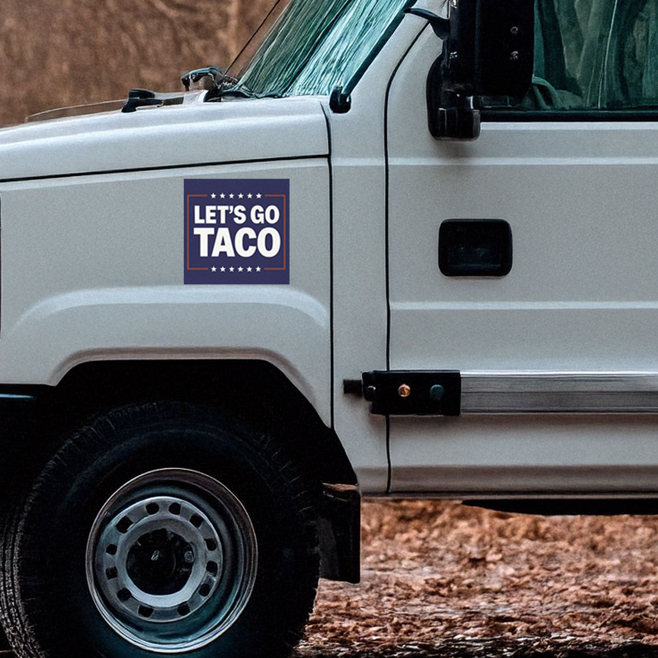 Trump Let’s Go Taco Car Magnet
