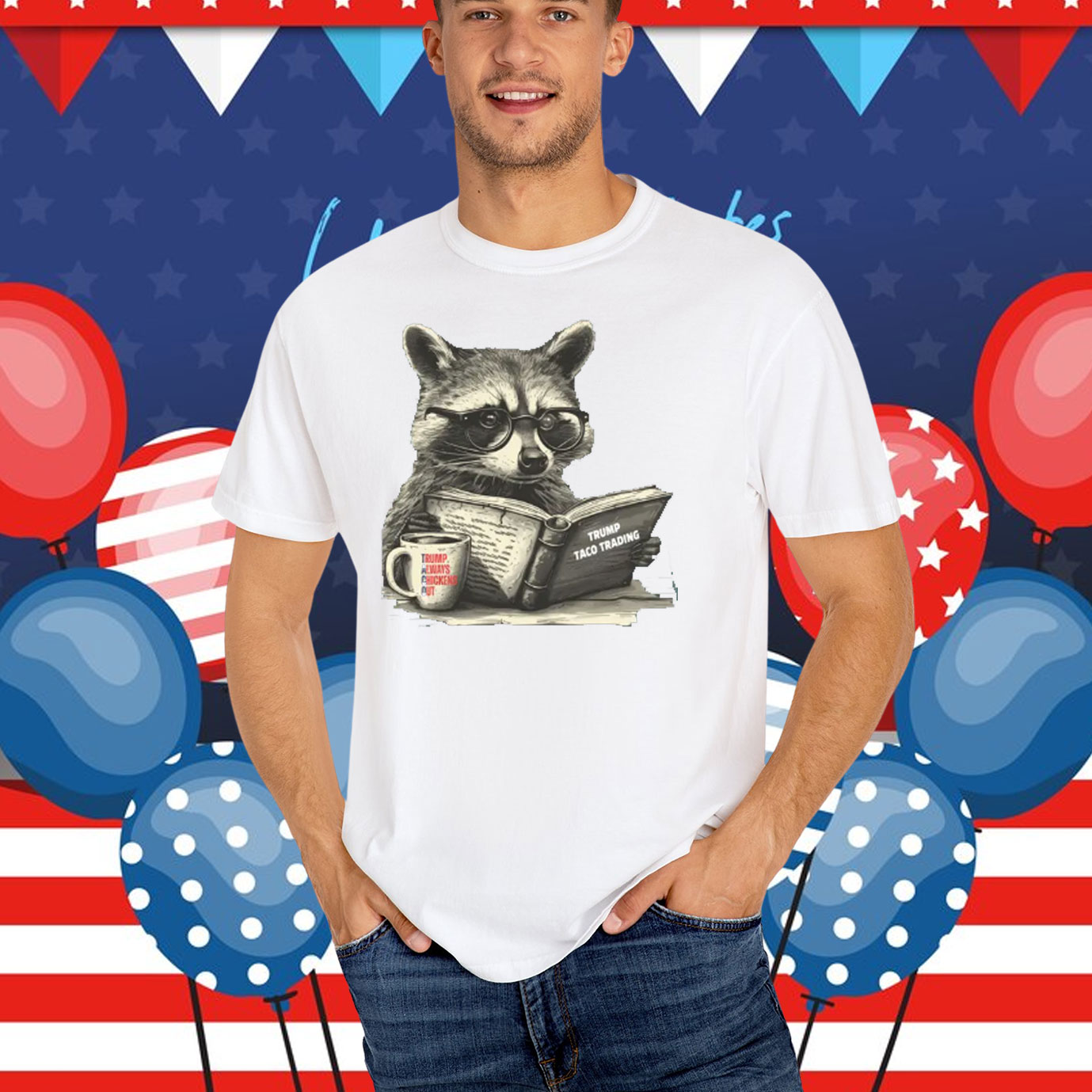 Trump TACO Trading Trump Always Chickens Out T-Shirt