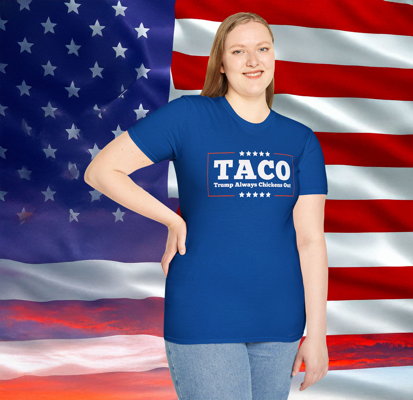 Womens Trump Always Chickens Out T-Shirt